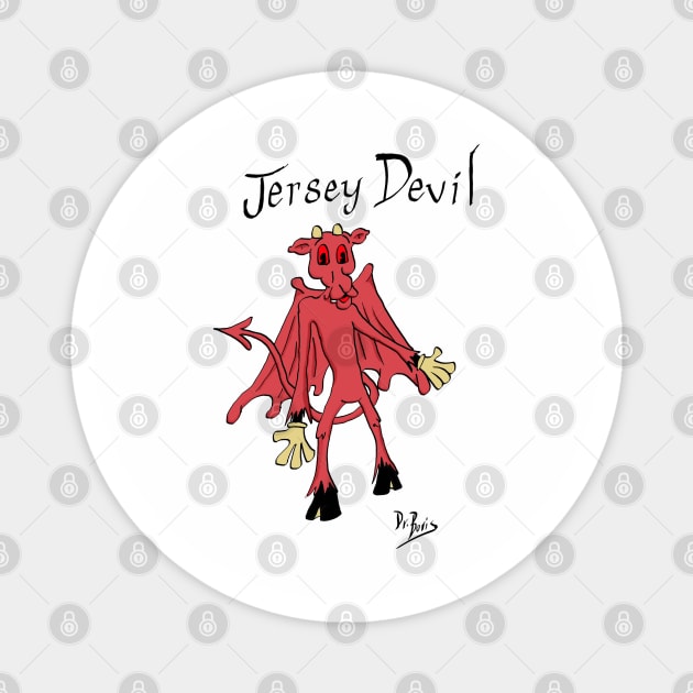 The Jersey devil Magnet by Happy Horror Coffee Break